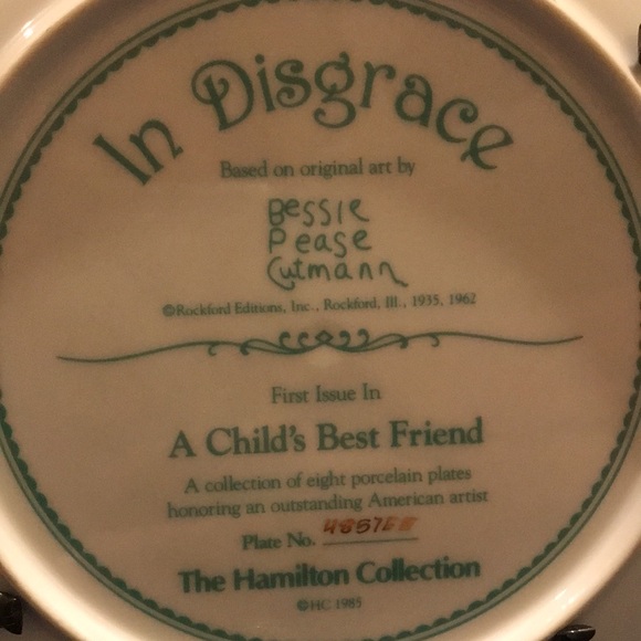 Rare Hamilton Collection Plate “In Disgrace” - Picture 3 of 3